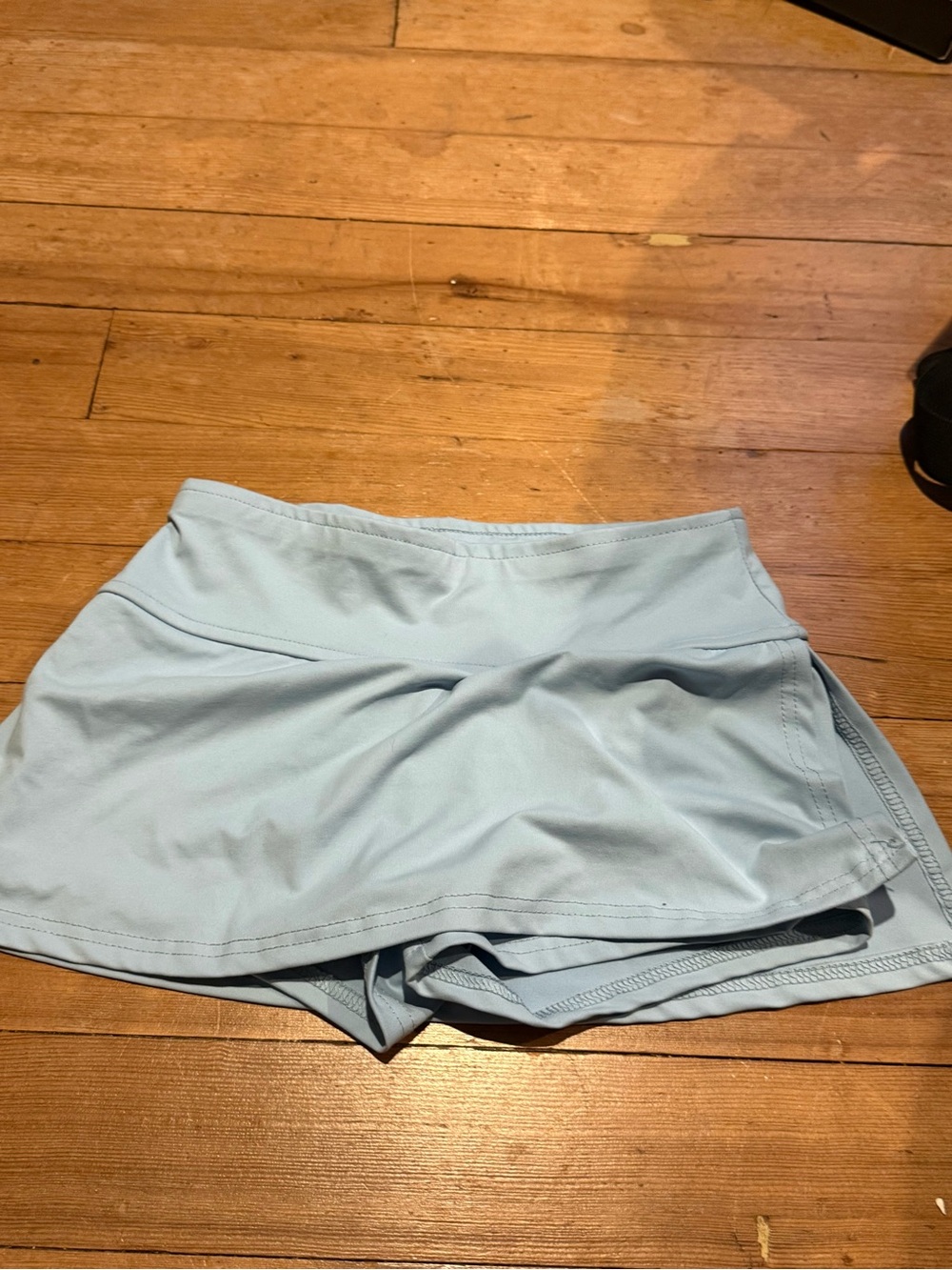 SHEIN Light Blue Athletic Skort Shorts